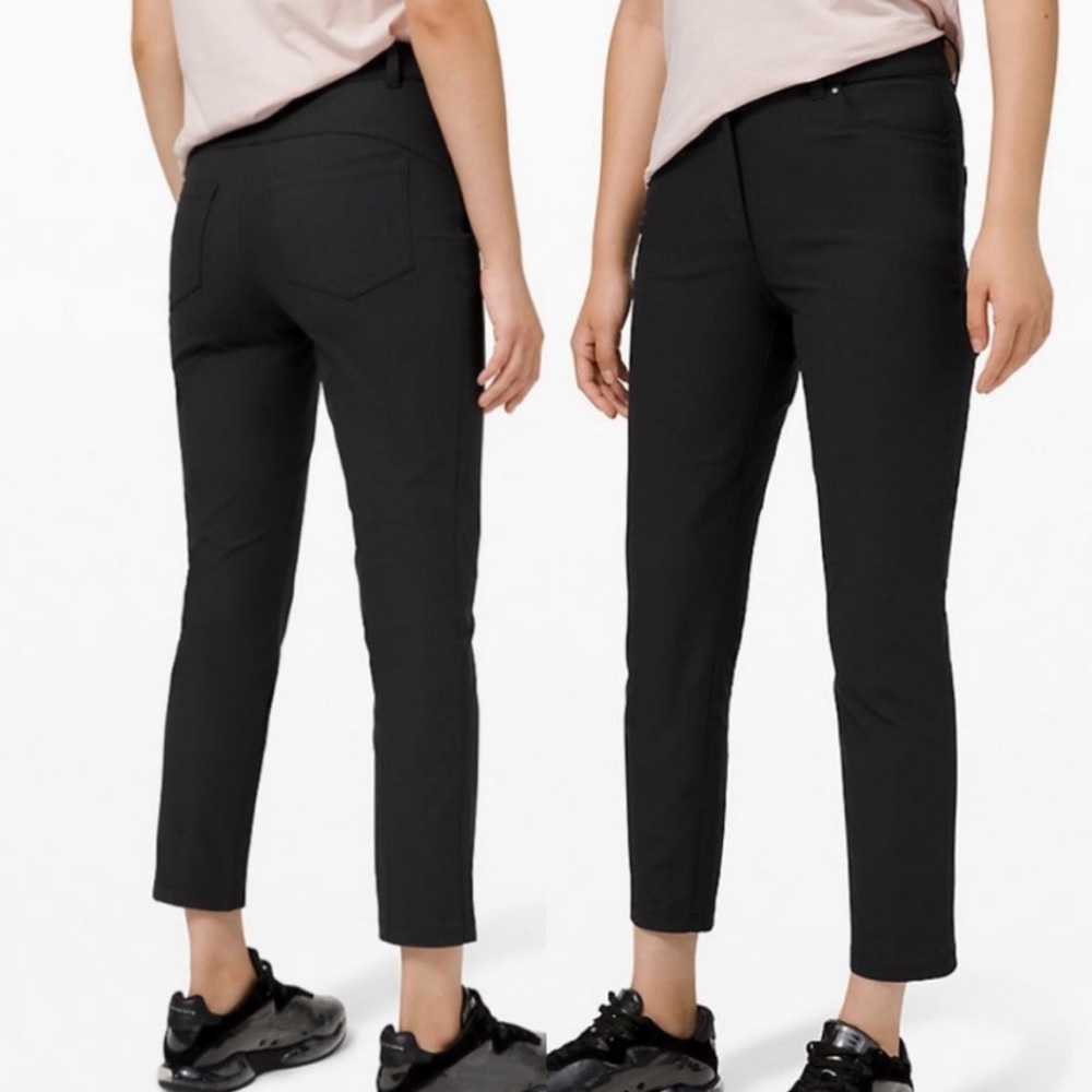 Lululemon City Sleek 5 Pocket Pant 7/8 inch Black